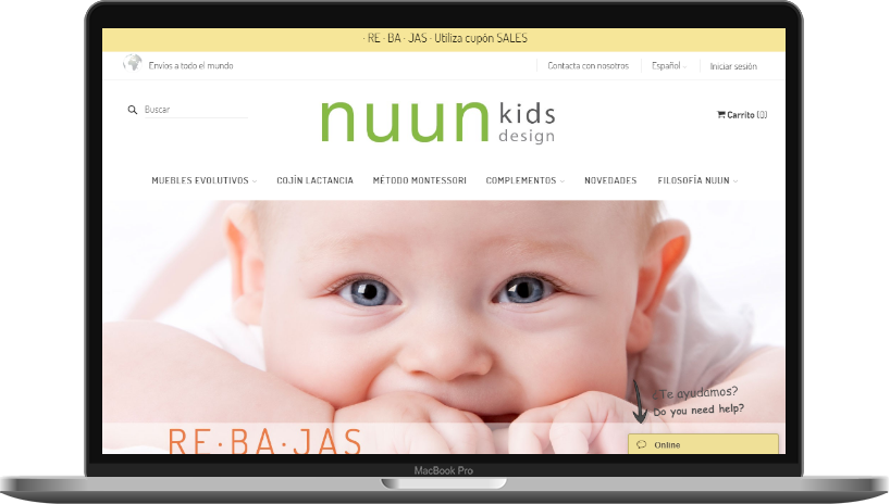 Comertis Nuunkidsdesign ecommerce