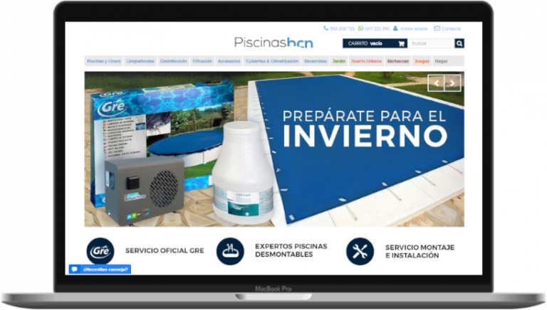 Piscinasbcn ecommerce