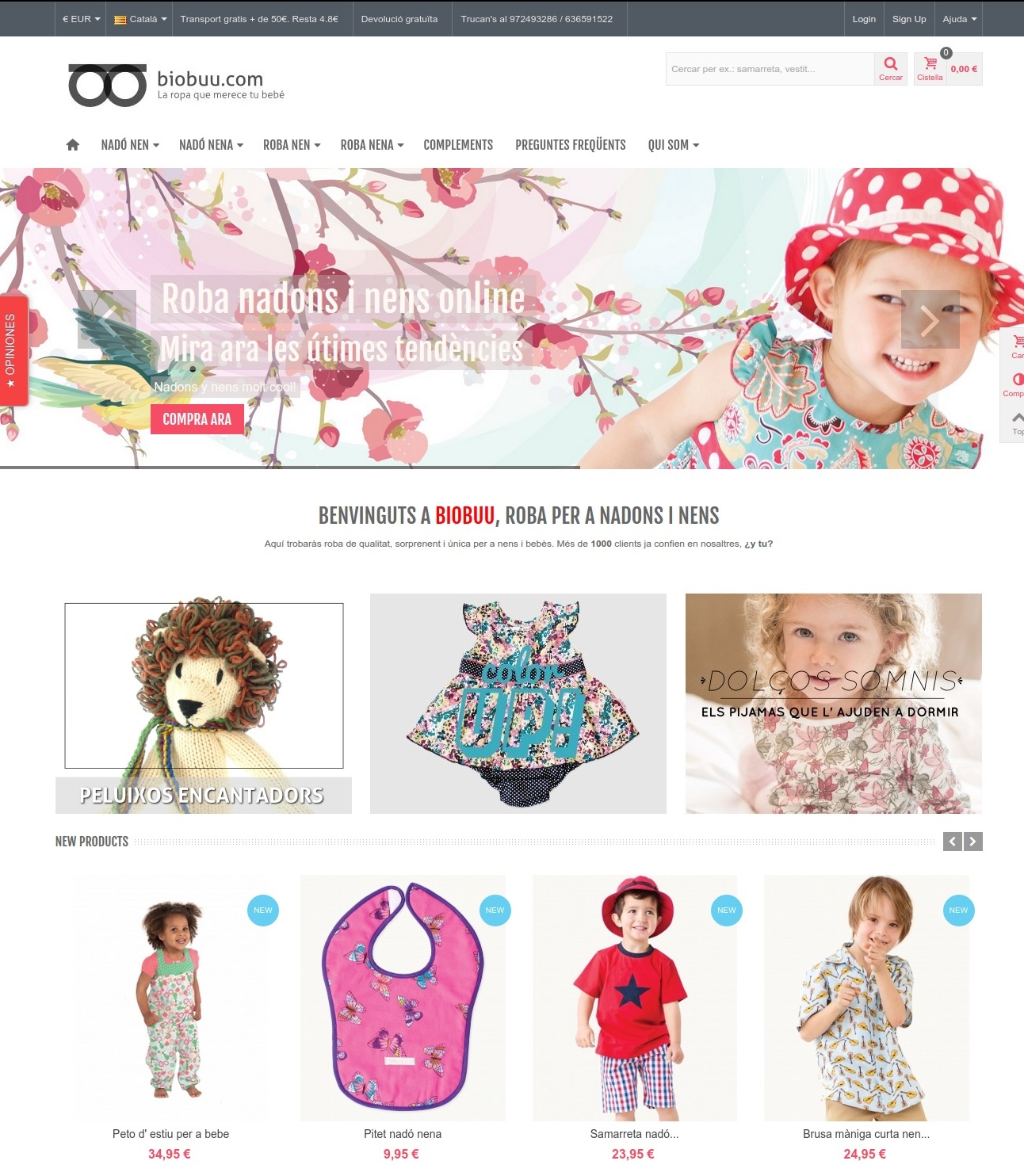 Boutique en ligne Biobuu