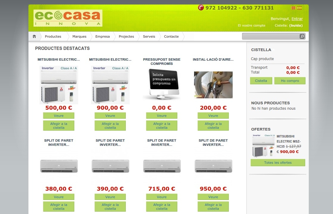 Tienda online Ecocasainnova