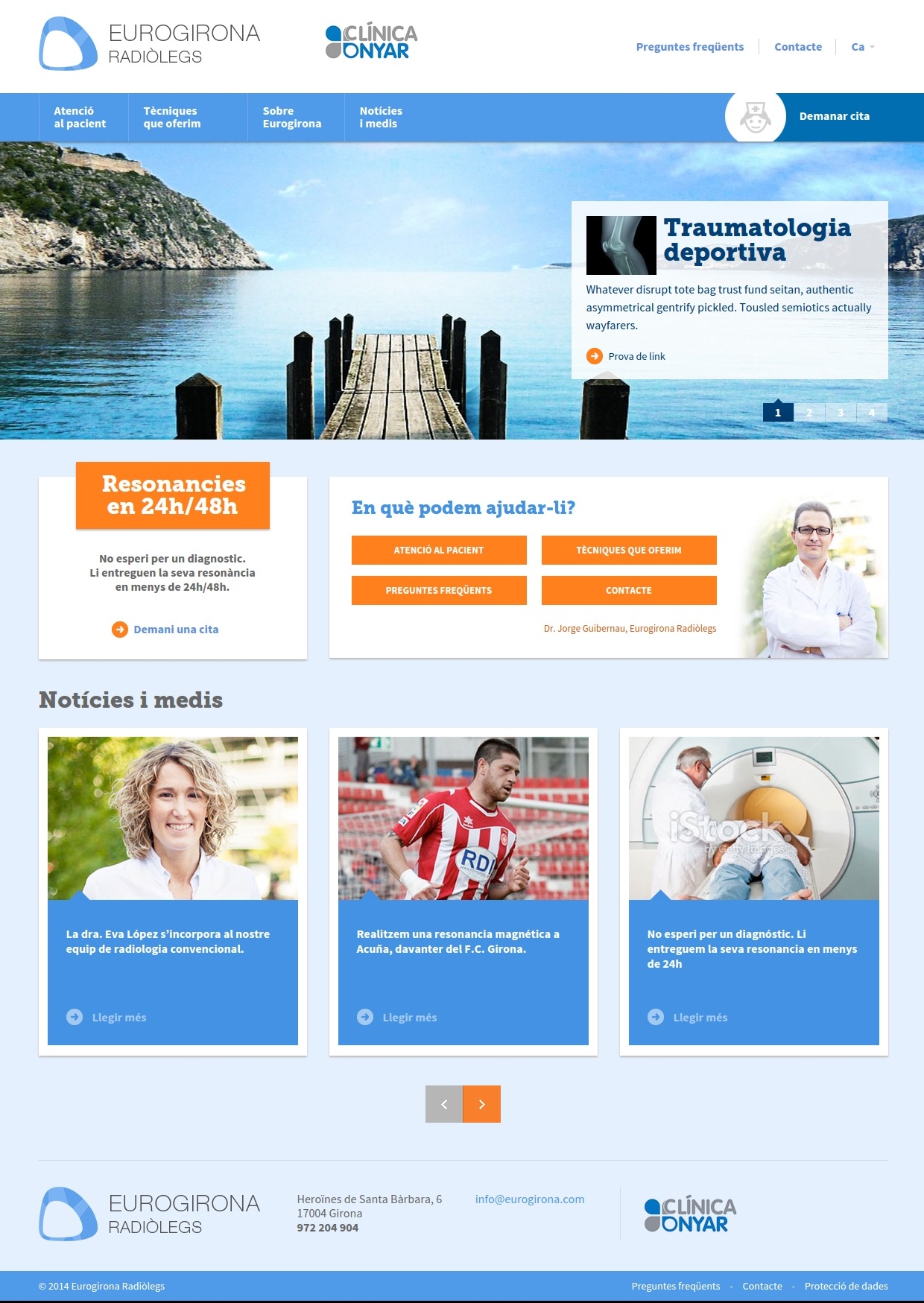 Web d'entreprise Euro Girona