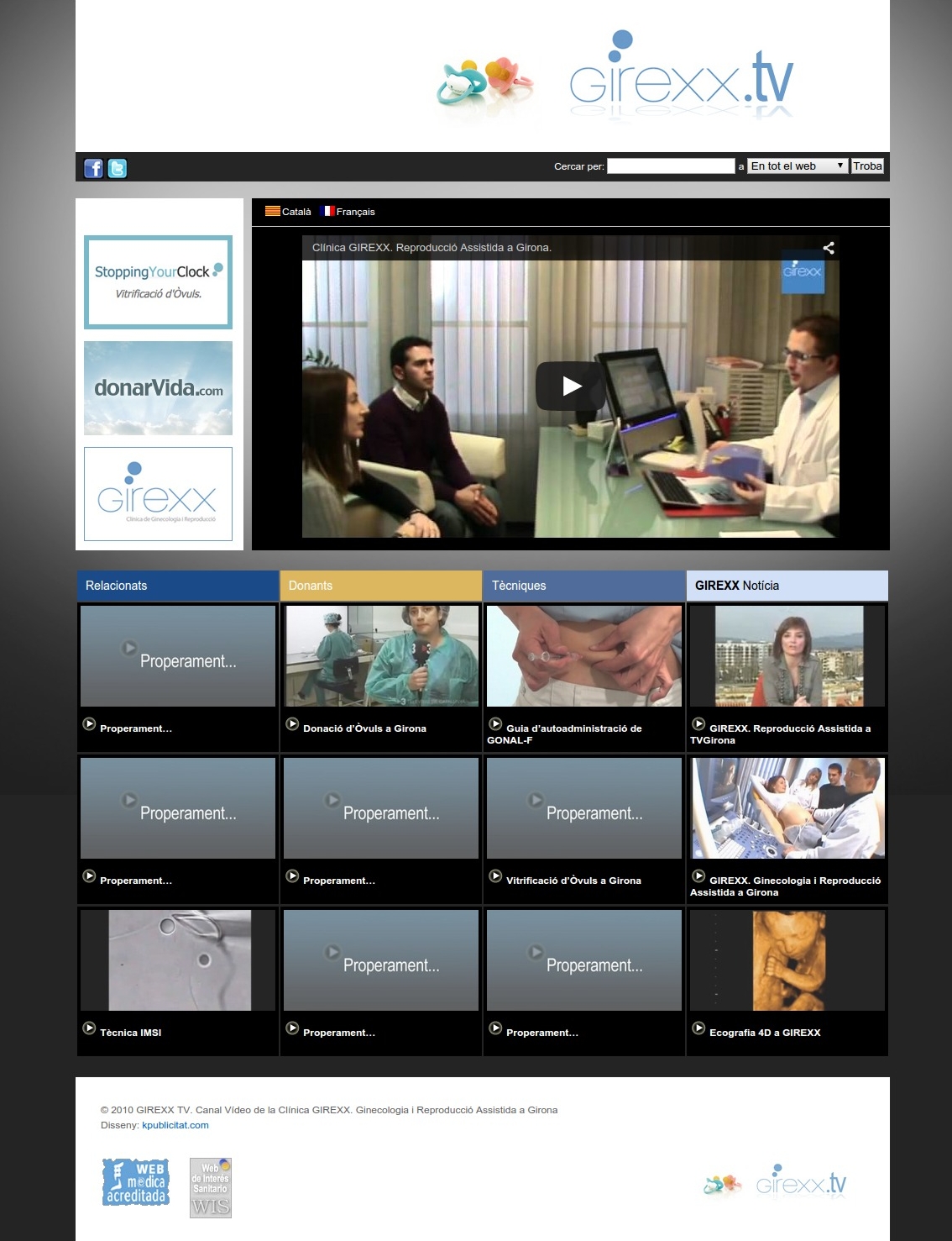 Web d'entreprise Girexx tv