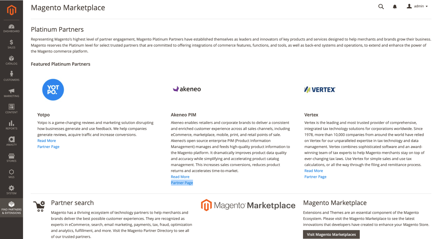 Sistema Magento