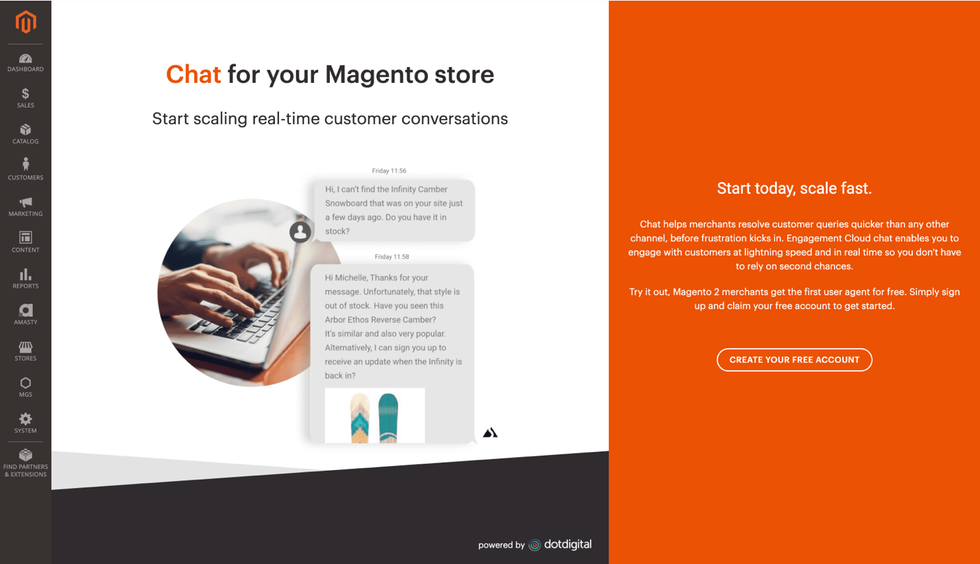 Clientes Magento