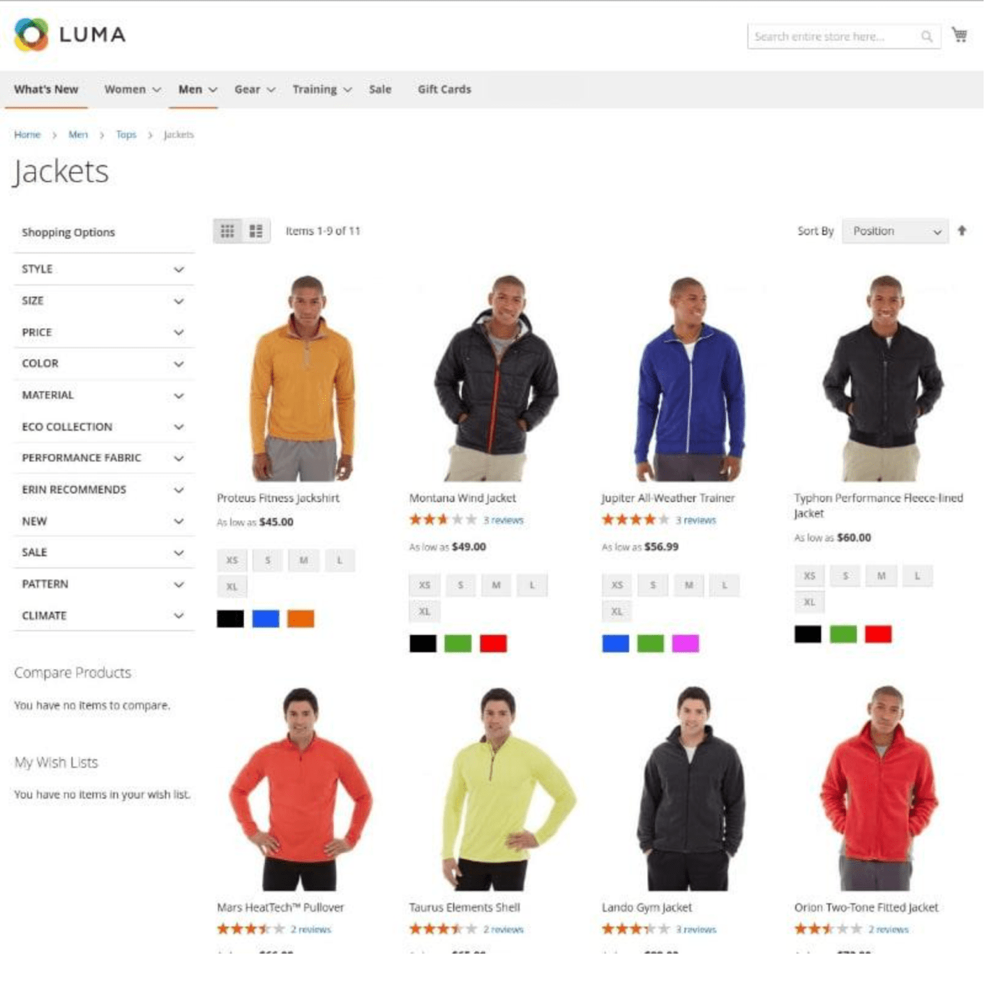Gestión Magento