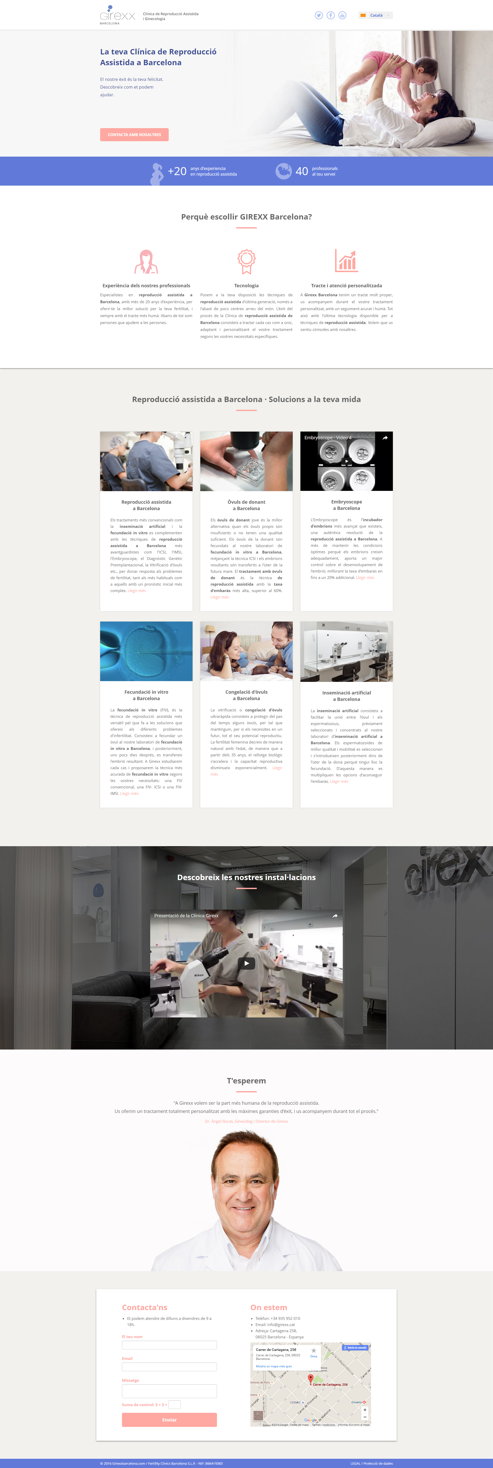 Web d'entreprise Girexx Barcelona