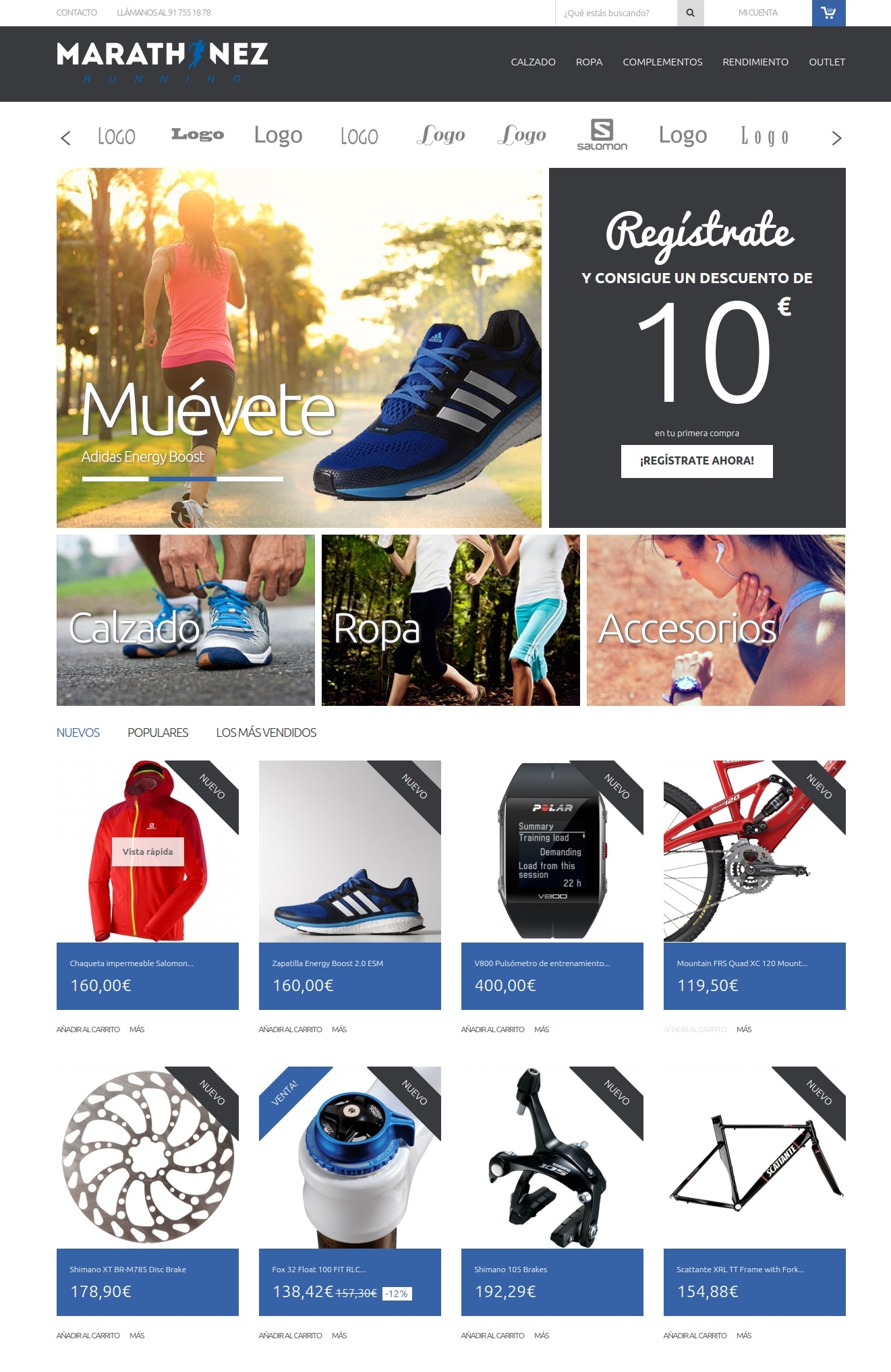 Tienda online Marathinez running