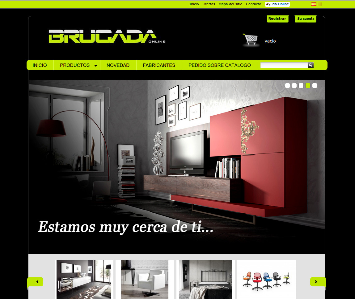 Tienda online Muebles Brugada