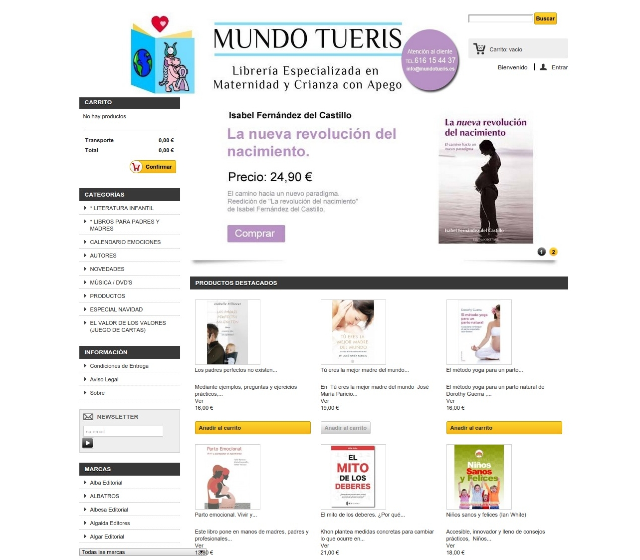 Boutique en ligne Mundo Tueris