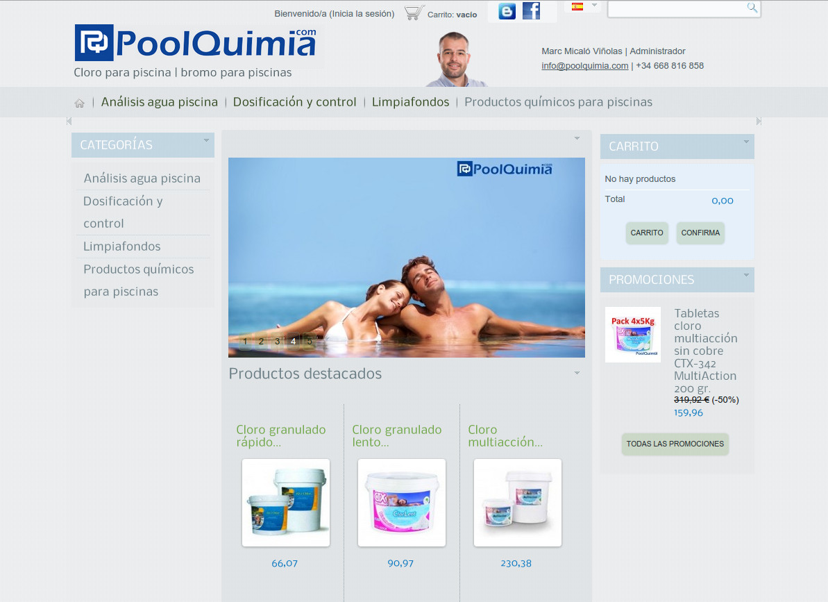 Boutique virtuelle Poolquimia