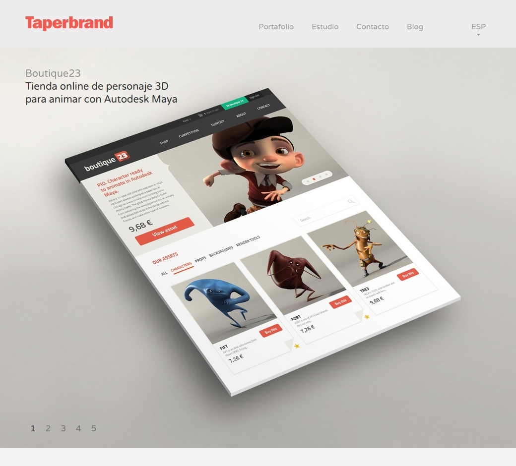 corporate website Taperbrand