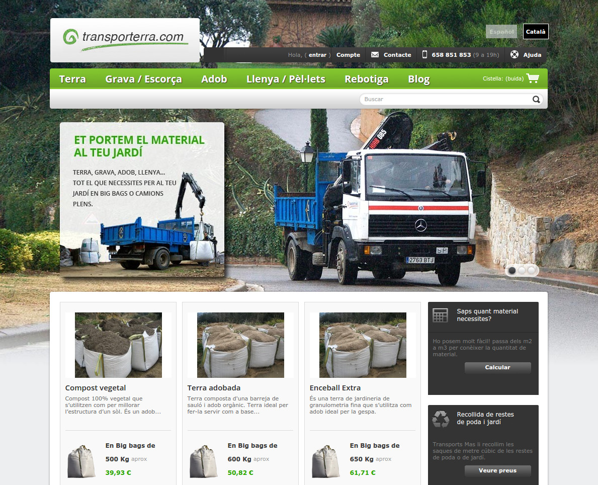 Boutique en ligne Transporterra