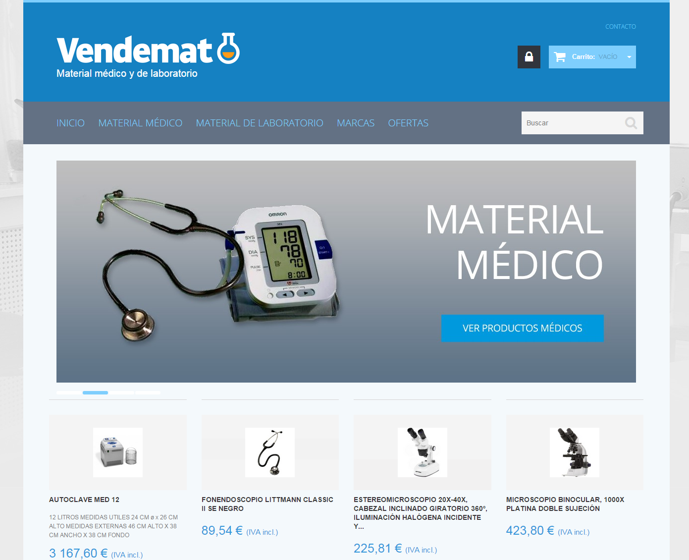 Tienda online Vendemat