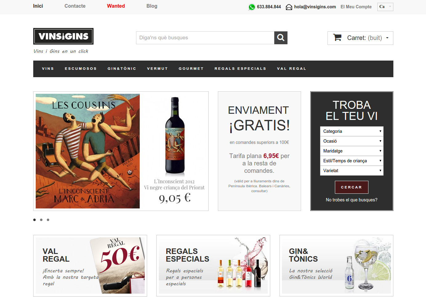 Ecommerce Vinsigins