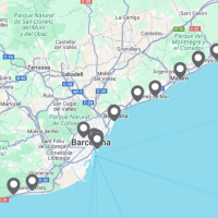 Mapa interactiu amb delegacions al B2B