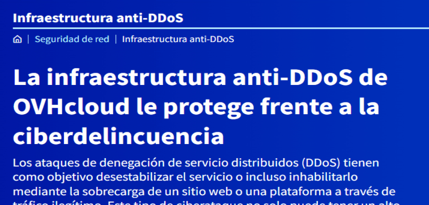 Detección de ataques DDOS en el B2B