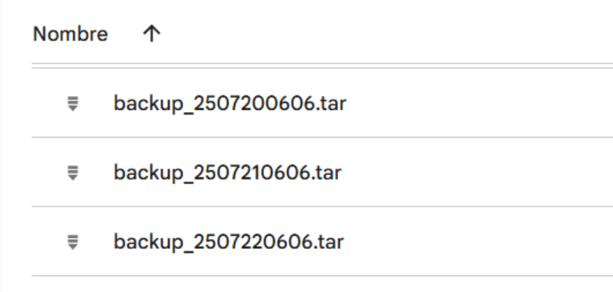 Doble sistema de backups en el B2B