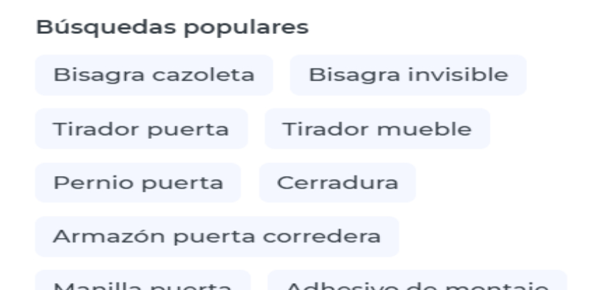 Búsquedas populares del B2B