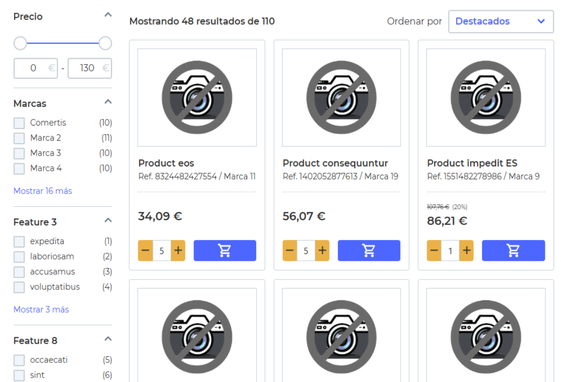 Catàleg de productes del B2B