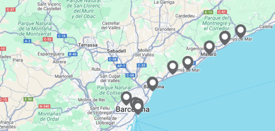 Landings de tiendas físicas