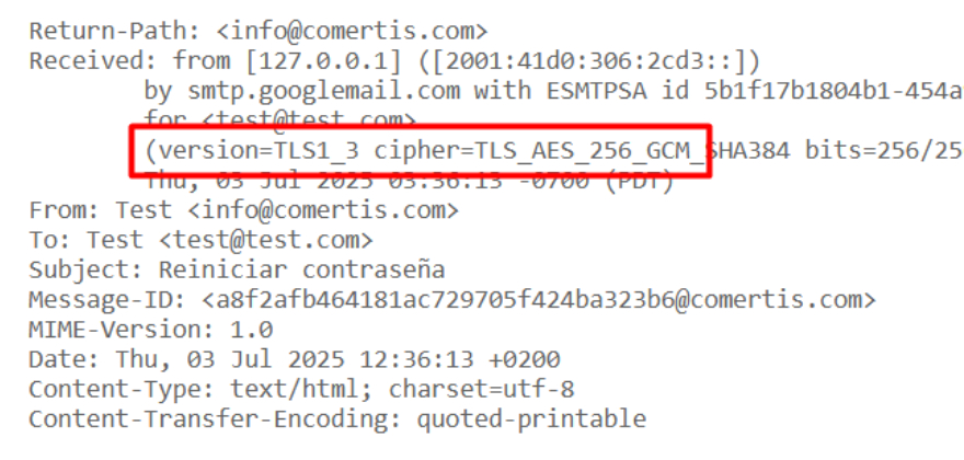 emails automáticos securizados en el B2B