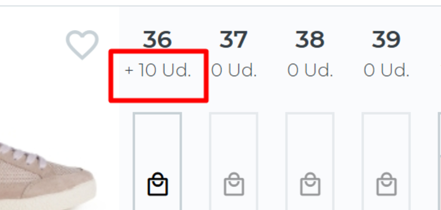 Mostrar quantitat mínima d'estoc B2B