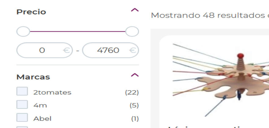 Filtros automáticos multivalor en el B2B
