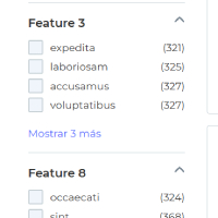 Filtrar por características en el B2B