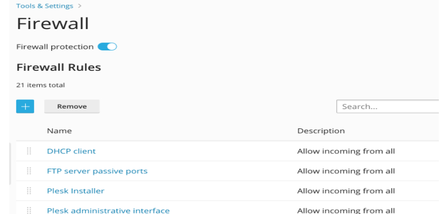 Firewall perimetral en el B2B