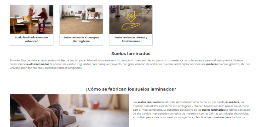 Creación de landings en el B2C