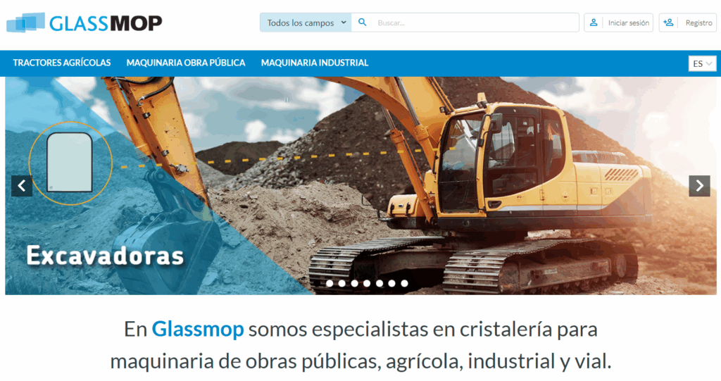 Tienda B2B de Glassmop