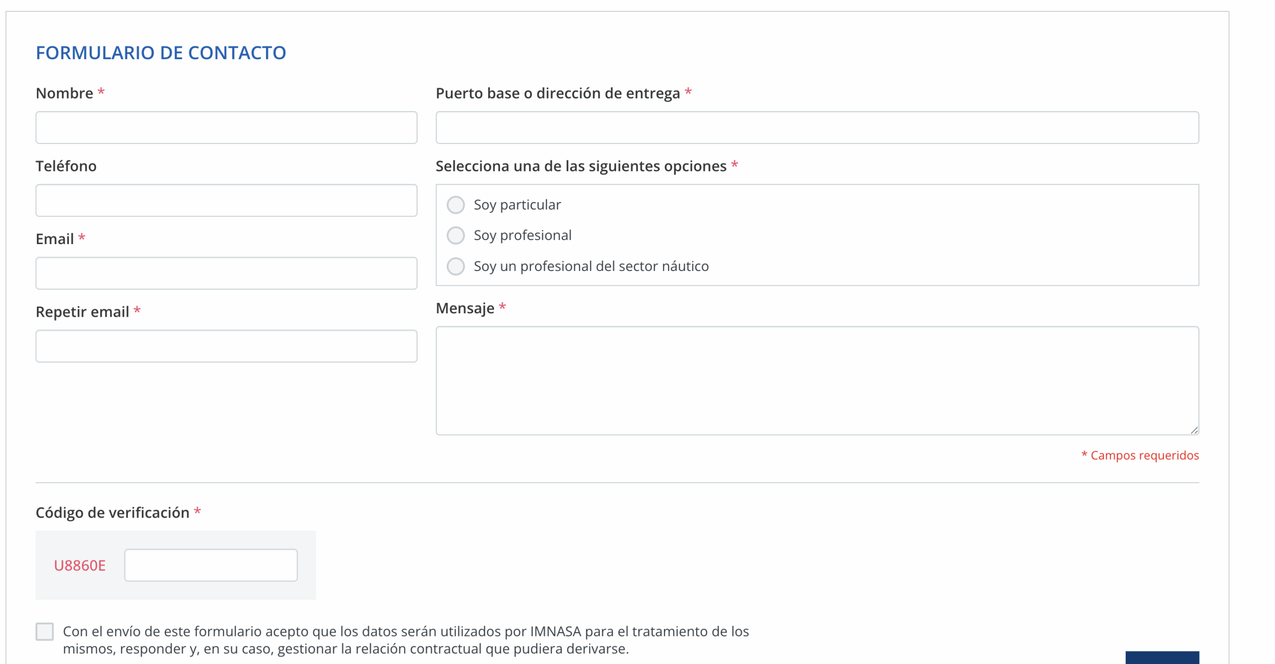 Formulario B2B