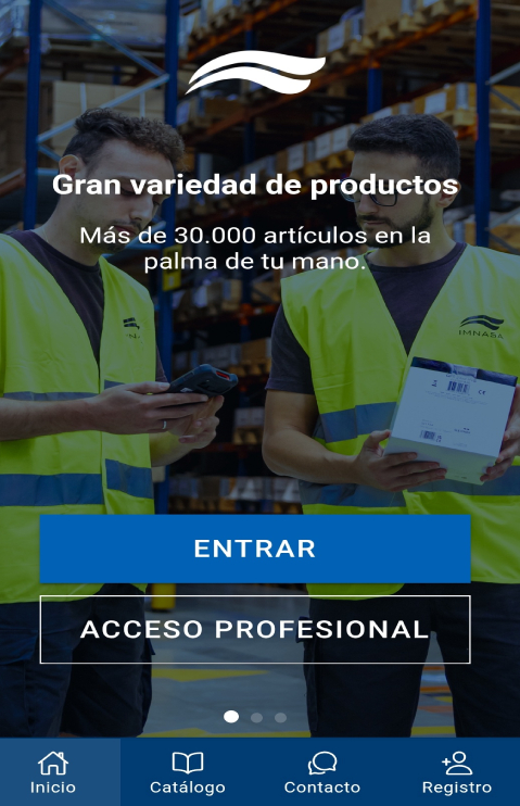 Ecomerce B2B d'Imnasa
