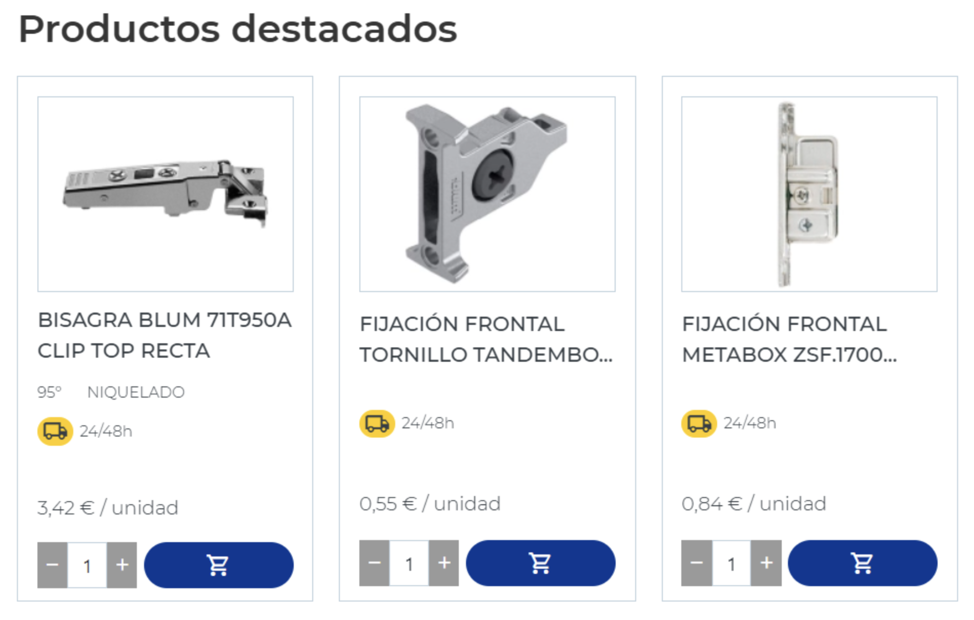 Productos del B2B