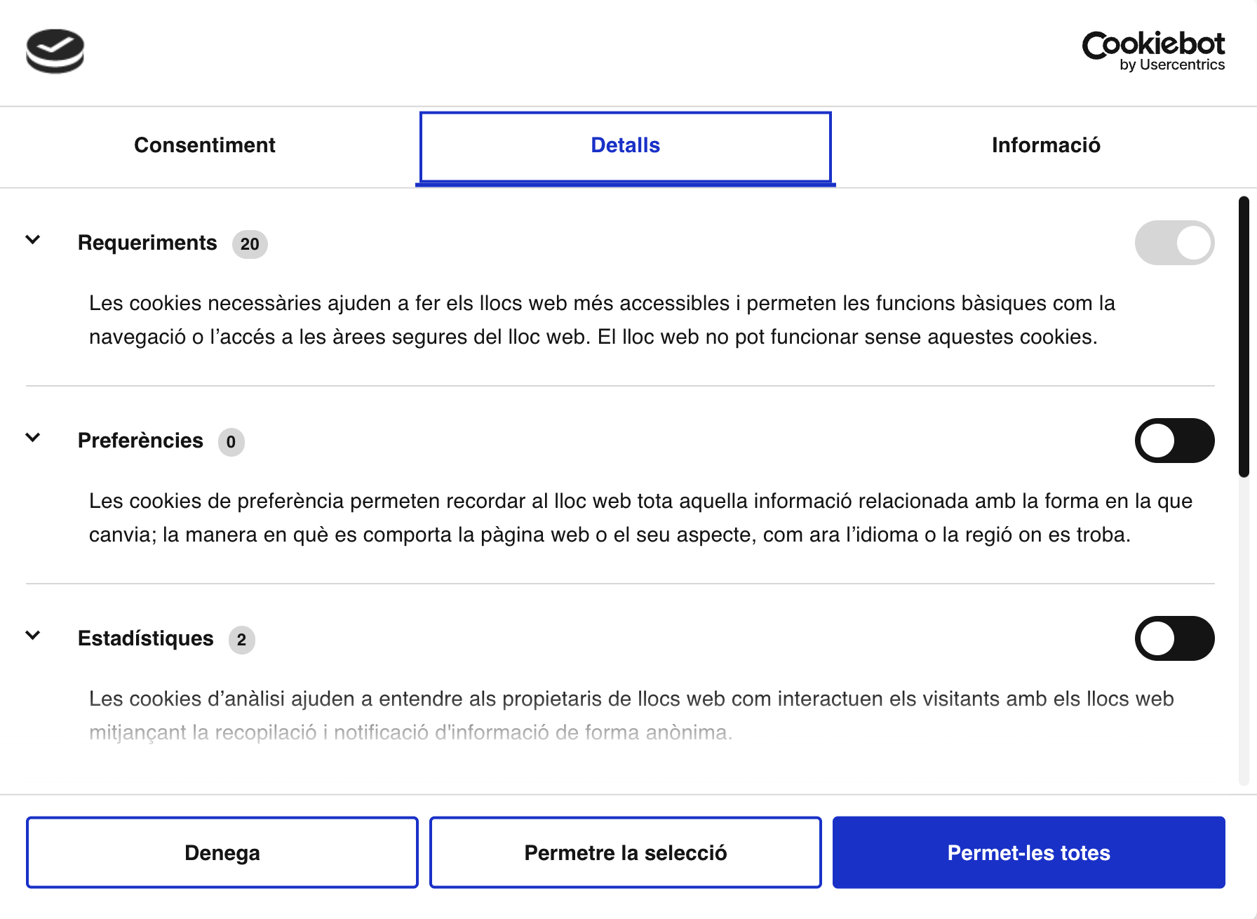 Política de cookies del B2B