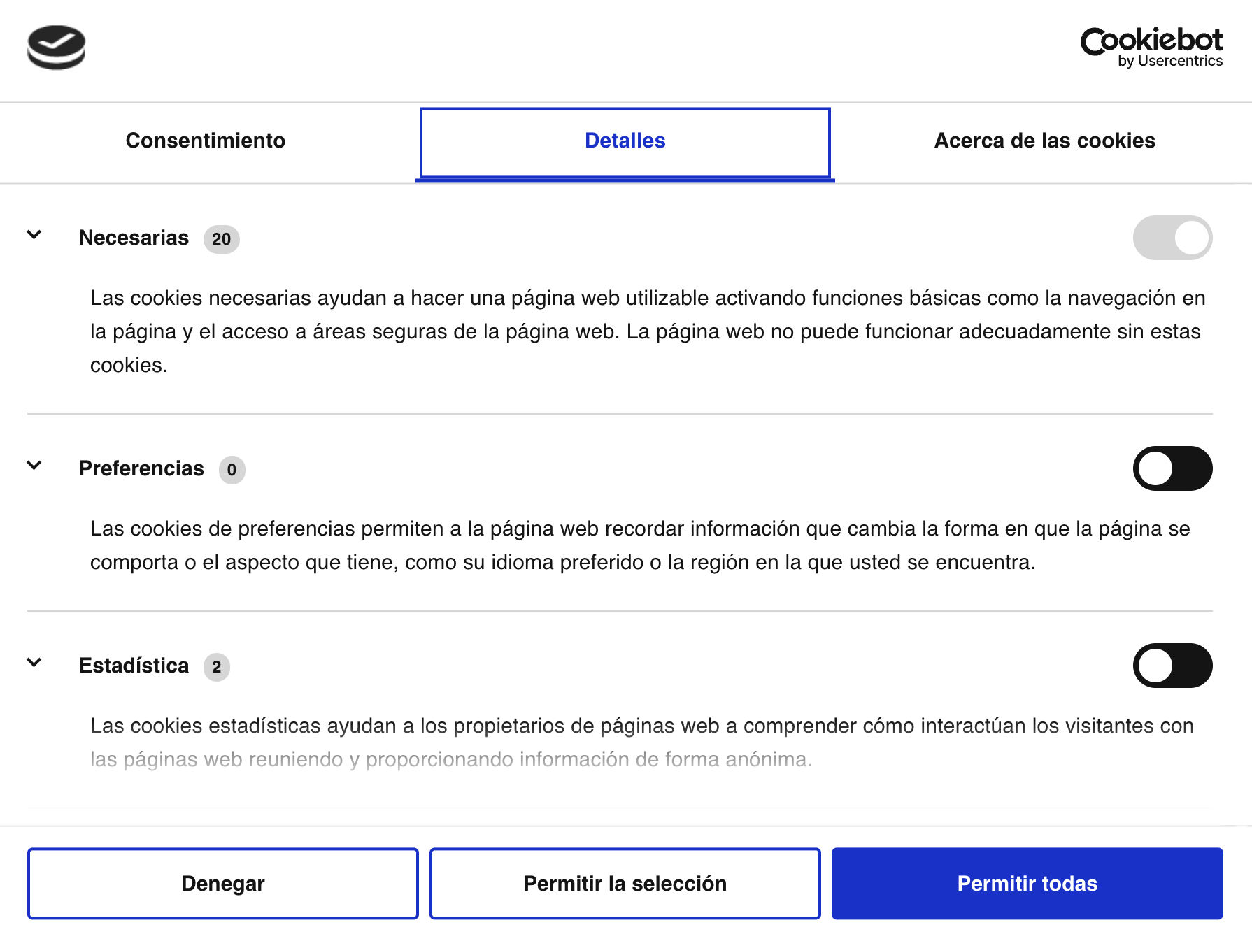 Política de cookies del B2B